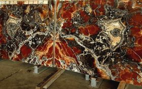 Mahogany Onyx Bookmatch
